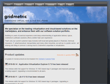 Tablet Screenshot of gridmetric.com